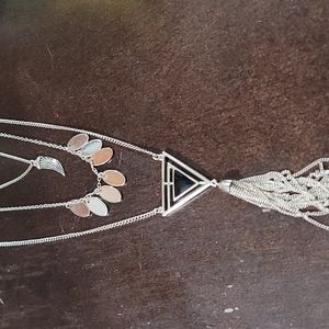 Silver 3 in 1 Layered Necklace